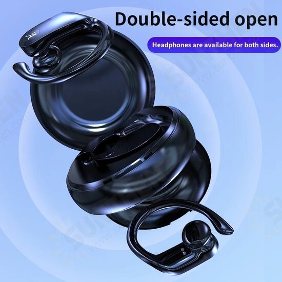 A15 TWS bluetooth Earhook Earbuds Wireless Sports Headphone bluetooth Headset Auto Pairing Intelligent Earbuds Bass Waterproof Earphone