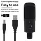 A6 Metal USB Condenser Microphone Recording for Laptop Computer Windows Cardioid Recording Vocals Voice for Live / Video A6 Metal USB Condenser Microphone Recording for Laptop Computer Windows Cardioid Recording Vocals Voice for Live / Video