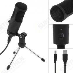 A6 Metal USB Condenser Microphone Recording for Laptop Computer Windows Cardioid Recording Vocals Voice for Live / Video A6 Metal USB Condenser Microphone Recording for Laptop Computer Windows Cardioid Recording Vocals Voice for Live / Video