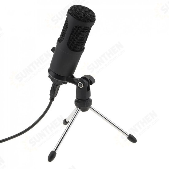A6 Metal USB Condenser Microphone Recording for Laptop Computer Windows Cardioid Recording Vocals Voice for Live / Video A6 Metal USB Condenser Microphone Recording for Laptop Computer Windows Cardioid Recording Vocals Voice for Live / Video