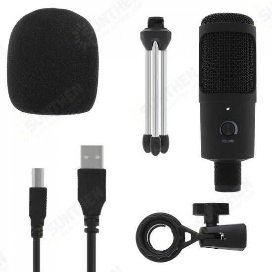 A6 Metal USB Condenser Microphone Recording for Laptop Computer Windows Cardioid Recording Vocals Voice for Live / Video A6 Metal USB Condenser Microphone Recording for Laptop Computer Windows Cardioid Recording Vocals Voice for Live / Video
