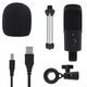 A6 Metal USB Condenser Microphone Recording for Laptop Computer Windows Cardioid Recording Vocals Voice for Live / Video A6 Metal USB Condenser Microphone Recording for Laptop Computer Windows Cardioid Recording Vocals Voice for Live / Video
