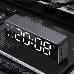 BA21 bluetooth Speaker Portable Wireless Speaker LED Alarm Clock Mini Stereo Bass TF Card FM Handsfree Speaker with Mic BA21 bluetooth Speaker Portable Wireless Speaker LED Alarm Clock Mini Stereo Bass TF Card FM Handsfree Speaker with Mic