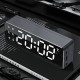 BA21 bluetooth Speaker Portable Wireless Speaker LED Alarm Clock Mini Stereo Bass TF Card FM Handsfree Speaker with Mic