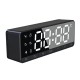 BA21 bluetooth Speaker Portable Wireless Speaker LED Alarm Clock Mini Stereo Bass TF Card FM Handsfree Speaker with Mic