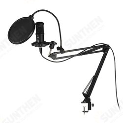 BM-66 Professional Condenser Microphone Recording USB Microphone with Tripod for Computer Studio Recording Braodcasting BM-66 Professional Condenser Microphone Recording USB Microphone with Tripod for Computer Studio Recording Braodcasting