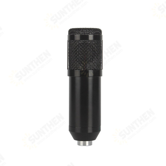 BM-828 Adjustable Studio Mic USB Condenser Sound Recording Microphone With Stand for Live Broadcast Podcasting