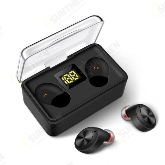 D025 Digital Display Touch Control bluetooth 5.0 In-ear Earphone True Wireless Stereo Hearphones