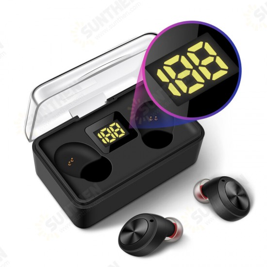 D025 Digital Display Touch Control bluetooth 5.0 In-ear Earphone True Wireless Stereo Hearphones