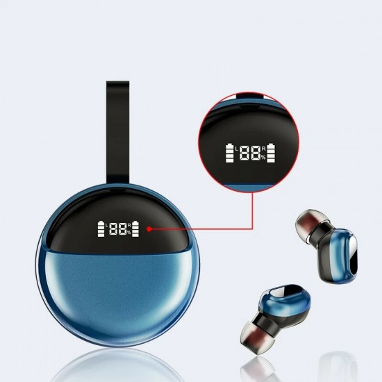 DR20 TWS bluetooth Headset BT5.0 Wireless Headphone High Fidelity Speakers Big Battery Low Latency LED Power Display Headset With Mic