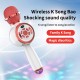 DS810 bluetooth Microphone LED Light Handheld Wireless Karaoke Portable Microphone Support TF/USB/FM for Singing