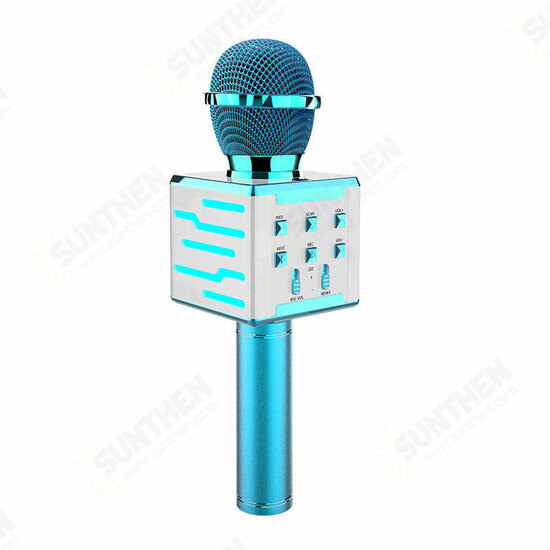 DS868 Wireless bluetooth microphone Speaker HIFI DSP Noise Reduction TF Card KTV Mic 1200mAh Handheld Singing Player