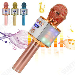 DS898 3-IN-1 Wireless Microphone 2*13W HIFI bluetooth Speaker TF Card 2600mAh Luminous Handheld Mic Recorder Singing Player for KTV K Songs DS898 3-IN-1 Wireless Microphone 2*13W HIFI bluetooth Speaker TF Card 2600mAh Luminous Handheld Mic Recorder Singing Player for KTV K Songs
