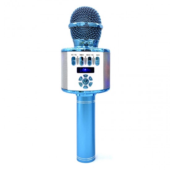 DS898 3-in-1 Microphone Wireless bluetooth Microphone bluetooth Speaker Recorder HIFI Noise Reduction TF Card 2400mAh Luminous Handheld Portable Professional K Songs Karaoke Singing Player