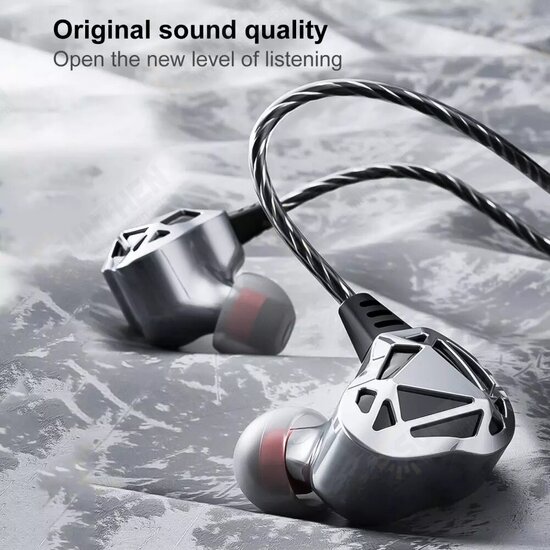 F5 Hollow Subwoofer Heavy Bass Volume Control Noise Reduction Earphones With Mic Setro In-Ear Wired Headset F5 Hollow Subwoofer Heavy Bass Volume Control Noise Reduction Earphones With Mic Setro In-Ear Wired Headset