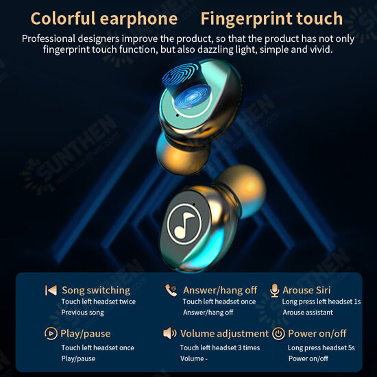 F9 Stereo HiFi TWS Earbuds bluetooth 5.0 Smart Touch Digital Display Binaural Call Earphone Music Headphones with Charging Box F9 Stereo HiFi TWS Earbuds bluetooth 5.0 Smart Touch Digital Display Binaural Call Earphone Music Headphones with Charging Box