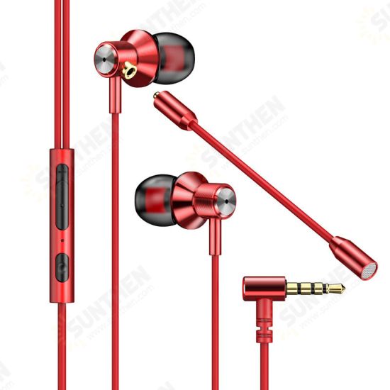 Gamer Headset 3.5mm Jack Wired Earbuds Sports Gaming Earphone Stereo Metal Earbuds with Detachable Mic for Phone PC Gamer Headset 3.5mm Jack Wired Earbuds Sports Gaming Earphone Stereo Metal Earbuds with Detachable Mic for Phone PC