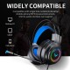 Gaming Headsets Gamer Headphones Surround Sound Stereo Wired Earphones USB Microphone Colourful Light PC Laptop Game Headset Gaming Headsets Gamer Headphones Surround Sound Stereo Wired Earphones USB Microphone Colourful Light PC Laptop Game Headset