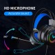 Gaming Headsets Gamer Headphones Surround Sound Stereo Wired Earphones USB Microphone Colourful Light PC Laptop Game Headset Gaming Headsets Gamer Headphones Surround Sound Stereo Wired Earphones USB Microphone Colourful Light PC Laptop Game Headset