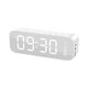 H21 Wireless bluetooth Speaker Mini LED Double Alarm Clock FM Radio TF Card AUX Soundbar Subwoofer with Mic