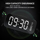 H21 Wireless bluetooth Speaker Mini LED Double Alarm Clock FM Radio TF Card AUX Soundbar Subwoofer with Mic