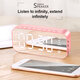 H21 Wireless bluetooth Speaker Mini LED Double Alarm Clock FM Radio TF Card AUX Soundbar Subwoofer with Mic