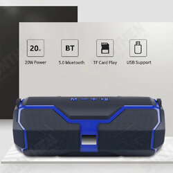 H29 bluetooth Speaker LED Colorful Music Bass Light Waterproof Portable Outdoor Wireless Loudspeaker Support TF Card FM Radio Aux Input H29 bluetooth Speaker LED Colorful Music Bass Light Waterproof Portable Outdoor Wireless Loudspeaker Support TF Card FM Radio Aux Input