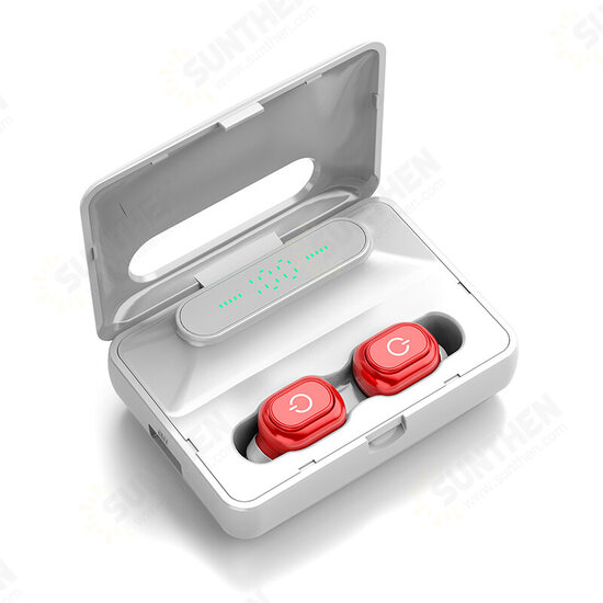 H60 Dual Dynamic bluetooth 5.0 TWS Earphone LED Digital Display Stereo Bass Sports Earbuds with Charging Case H60 Dual Dynamic bluetooth 5.0 TWS Earphone LED Digital Display Stereo Bass Sports Earbuds with Charging Case