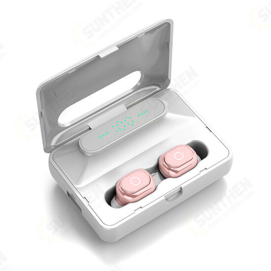 H60 Dual Dynamic bluetooth 5.0 TWS Earphone LED Digital Display Stereo Bass Sports Earbuds with Charging Case H60 Dual Dynamic bluetooth 5.0 TWS Earphone LED Digital Display Stereo Bass Sports Earbuds with Charging Case