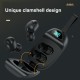 JS25 TWS bluetooth 5.0 Wireless Earphones Earbuds Stereo In-ear HIFI Headsets with LED Display Mic Touch Key