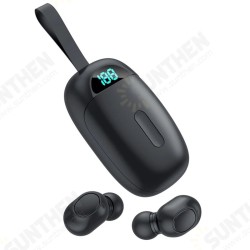 JS25 TWS bluetooth 5.0 Wireless Earphones Earbuds Stereo In-ear HIFI Headsets with LED Display Mic Touch Key