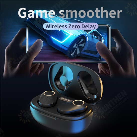 K2 TWS Earphone Wireless bluetooth 5.0 Headset HIFI Stereo Bass HD Calling Noise Reduction In-Ear Earbuds Smart Touch Sweatproof Sports Headphones with Mic K2 TWS Earphone Wireless bluetooth 5.0 Headset HIFI Stereo Bass HD Calling Noise Reduction In-Ear Earbuds Smart Touch Sweatproof Sports Headphones with Mic