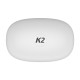 K2 TWS Earphone Wireless bluetooth 5.0 Headset HIFI Stereo Bass HD Calling Noise Reduction In-Ear Earbuds Smart Touch Sweatproof Sports Headphones with Mic