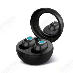 LB-10 Touch Control TWS bluetooth Earphone Wireless Stereo Handsfree Headset with Mirror Charging Case