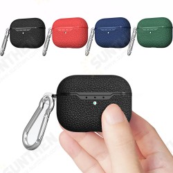 Litchi Pattern TPU Shockproof Dust-Proof Earphone Storage Case for Apple Airpods 3 Airpods Pro Litchi Pattern TPU Shockproof Dust-Proof Earphone Storage Case for Apple Airpods 3 Airpods Pro