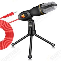Live Microphone Gaming Microphone 3.5mm Wired Microphone Stereo Condenser Mic with Holder Desktop Tripod for PC YouTube Video Skype Chatting Gaming Podcast Recording Live Microphone Gaming Microphone 3.5mm Wired Microphone Stereo Condenser Mic with Holder Desktop Tripod for PC YouTube Video Skype Chatting Gaming Podcast Recording