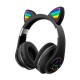M2 Cut Cat Ear Headphones Wireless bluetooth 5.0 HIFI TF Card AUX-In Luminous Foldable Head-Mounted Headsetwith Mic M2 Cut Cat Ear Headphones Wireless bluetooth 5.0 HIFI TF Card AUX-In Luminous Foldable Head-Mounted Headsetwith Mic