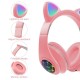 M2 Cut Cat Ear Headphones Wireless bluetooth 5.0 HIFI TF Card AUX-In Luminous Foldable Head-Mounted Headsetwith Mic M2 Cut Cat Ear Headphones Wireless bluetooth 5.0 HIFI TF Card AUX-In Luminous Foldable Head-Mounted Headsetwith Mic