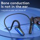 MD8 Bone Conduction bluetooth 5.2 Headphones Ear Hook Wireless IPX5 Waterproof Earphones for Sport Fitness Shocking Horn Headset