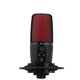 ME3 Condenser Studio Microphone Studio Stereo Recording with Volume Control Real Silent Key LED Status Display