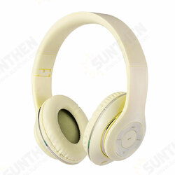 Macaron Foldable bluetooth 5.0 Headphone Wireless Sport Super Bass Stereo Music Earphone Computer Gaming Headset With TF Card Socket