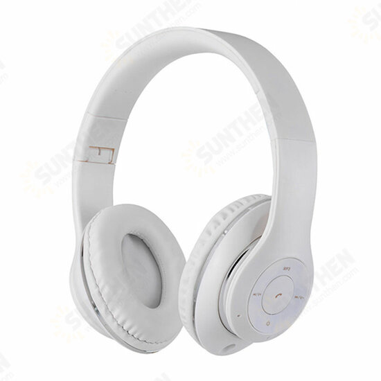 Macaron Foldable bluetooth 5.0 Headphone Wireless Sport Super Bass Stereo Music Earphone Computer Gaming Headset With TF Card Socket