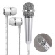 Mini 3.5MM Wired microphone Noise Reduction Portable Handheld Recorder Karaoke Consider Mic with Earphone for Smart Phone Laptop PC Mini 3.5MM Wired microphone Noise Reduction Portable Handheld Recorder Karaoke Consider Mic with Earphone for Smart Phone Laptop PC