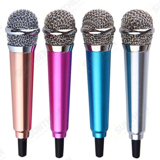 Mini 3.5MM Wired microphone Noise Reduction Portable Handheld Recorder Karaoke Consider Mic with Earphone for Smart Phone Laptop PC Mini 3.5MM Wired microphone Noise Reduction Portable Handheld Recorder Karaoke Consider Mic with Earphone for Smart Phone Laptop PC