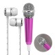 Mini 3.5MM Wired microphone Noise Reduction Portable Handheld Recorder Karaoke Consider Mic with Earphone for Smart Phone Laptop PC Mini 3.5MM Wired microphone Noise Reduction Portable Handheld Recorder Karaoke Consider Mic with Earphone for Smart Phone Laptop PC