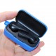 Portable Shockproof Dirtyproof Silicone Wireless bluetooth Earphone Storage Case with Keychain for QCY T5