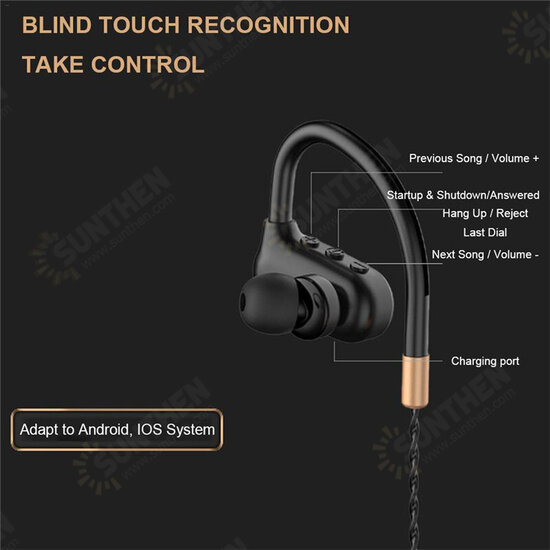 SMA-23 Wireless bluetooth Earphone Stereo Sports Waterproof Earbuds In-ear Neckband 6D Surround Sound Noise Reduction With Mic SMA-23 Wireless bluetooth Earphone Stereo Sports Waterproof Earbuds In-ear Neckband 6D Surround Sound Noise Reduction With Mic
