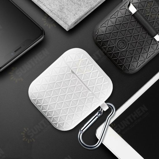 Shockproof Earphone Protective Case With Hook For Apple AirPods