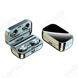 T16 TWS bluetooth 5.2 Headset LED Mirror Digital Display Earphones Noise Reduction Headphone with Flashlight T16 TWS bluetooth 5.2 Headset LED Mirror Digital Display Earphones Noise Reduction Headphone with Flashlight