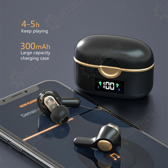 T22 TWS Led Wireless Headphones HiFi Stereo HD Earbuds bluetooth Earphone Touch Control Sports Headset with Mic